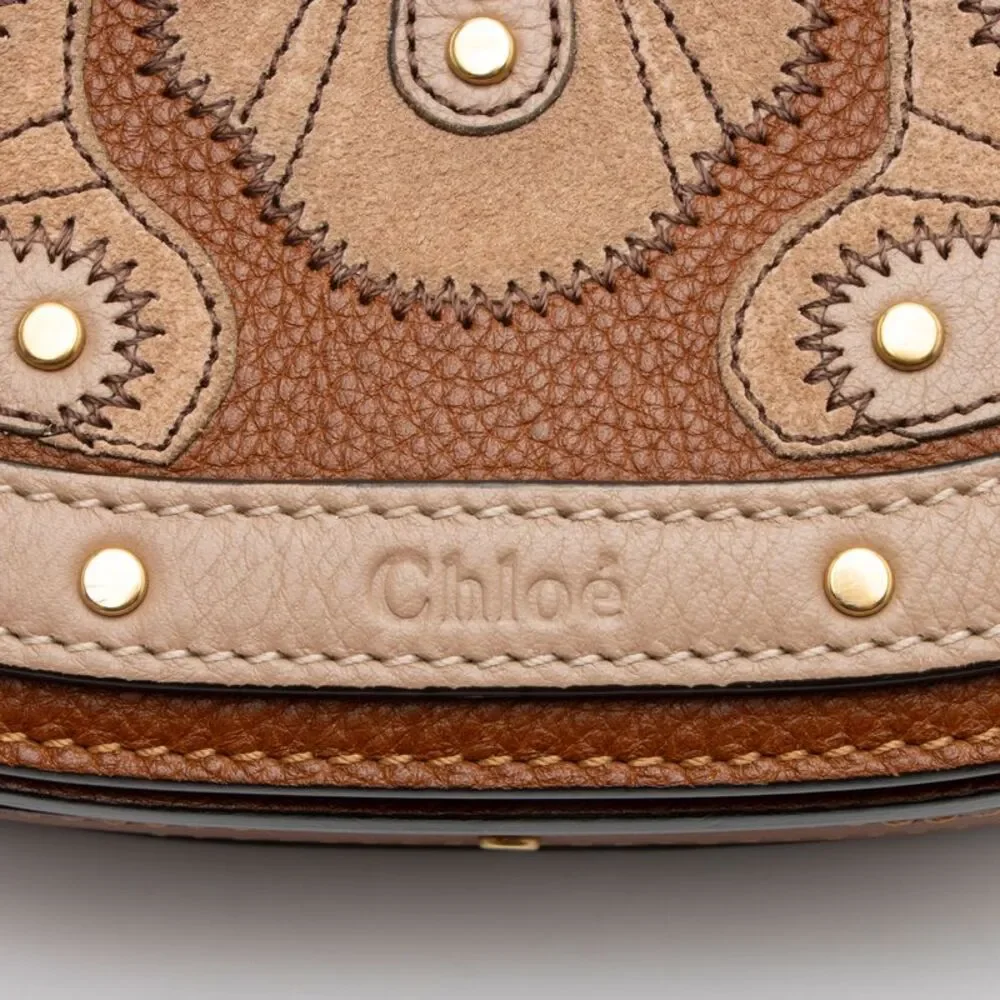 Chloe Calfskin Patchwork Nile Small Bracelet Bag